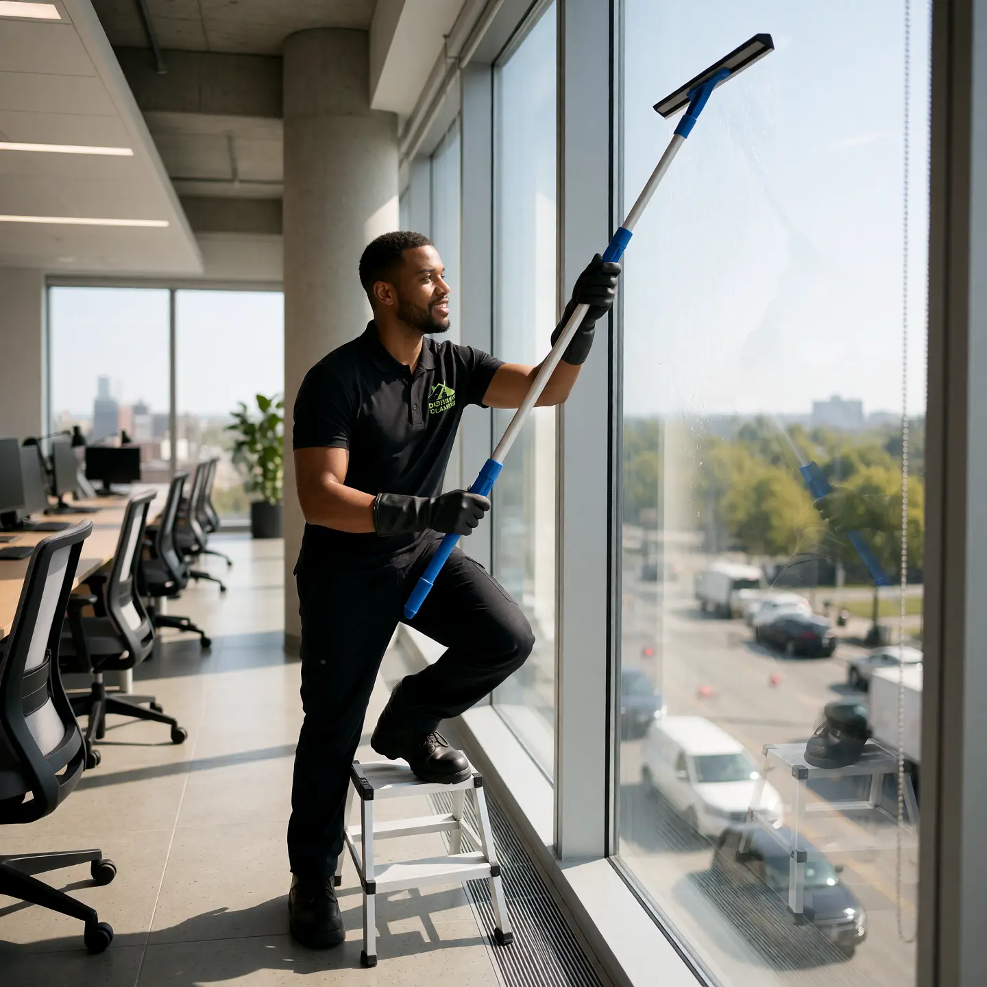 Dorman Cleaners window and glass cleaning